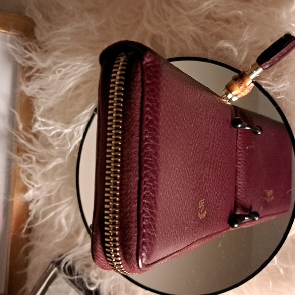 Gucci Bamboo Tassel Zip Around Wallet  EUC - Picture 7 of 17